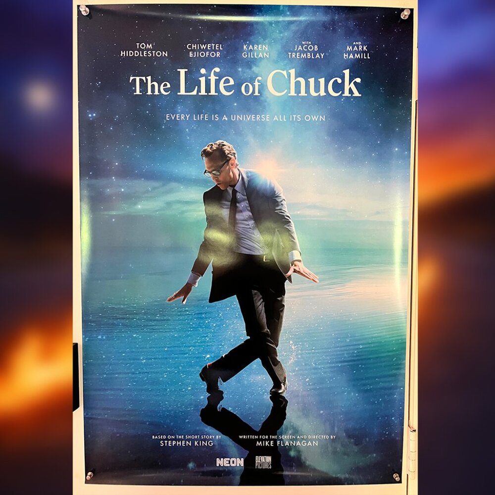 THE LIFE OF CHUCK (2025) - ORIGINAL SINGLE SIDED INTERNATIONAL MOVIE POSTER